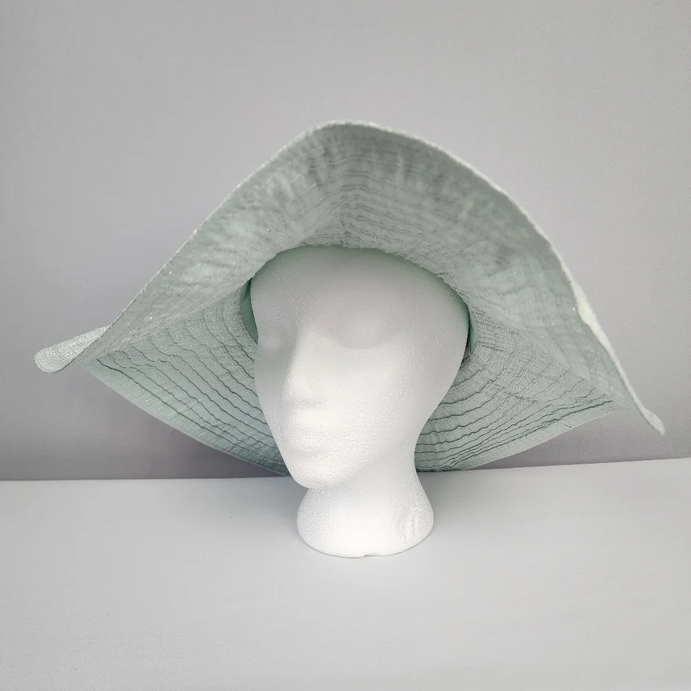 Trixie Floppy Sun Hat Mint Green and Sparkly